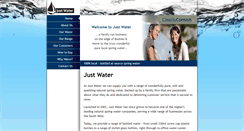 Desktop Screenshot of justwater.biz