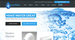 Desktop Screenshot of justwater.me